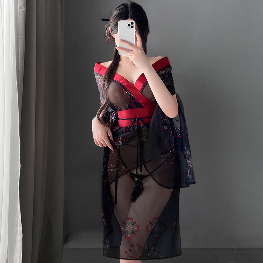 Yomorio Sexy Japanese Kimono Lingerie